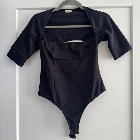 Free People Everly Bodysuit Black - Picture 3 of 16